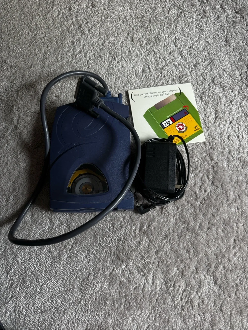 iomega ZIP 250 Model # Z250P External Drive with Power Supply and Parallel Cable